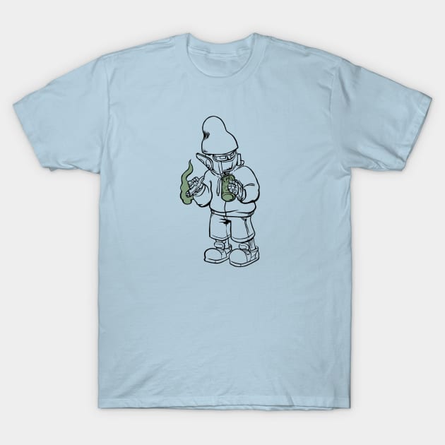 Party Bot Type: Green T-Shirt by mcgriffin